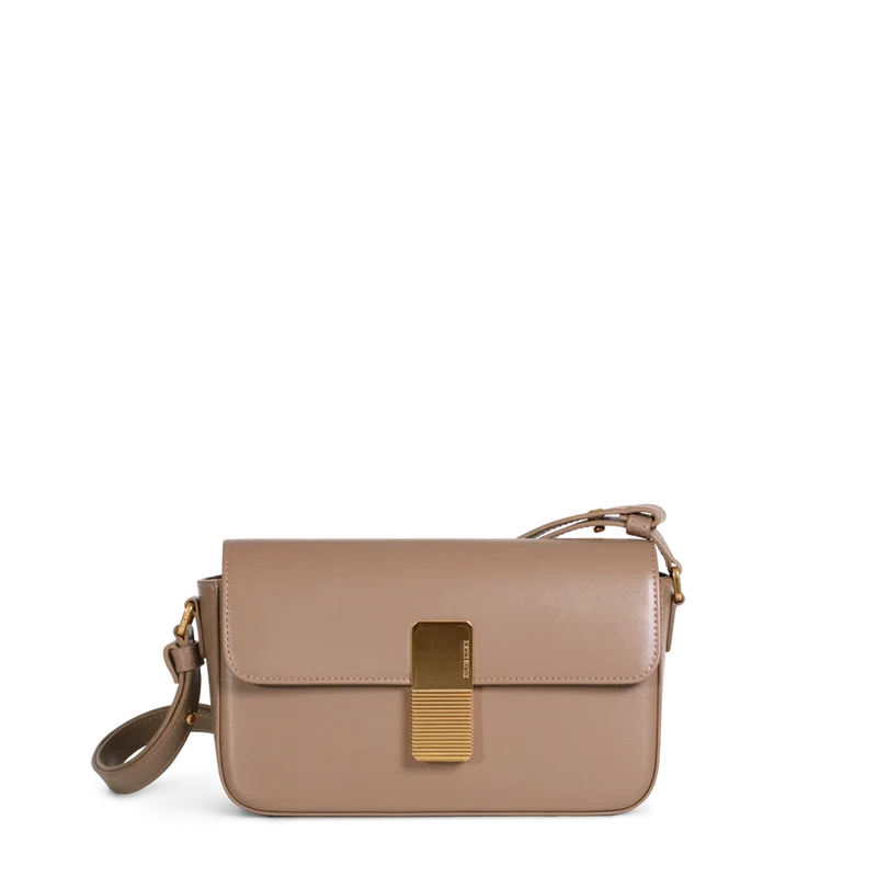 Monceau Baguette - Cuir Box Taupe