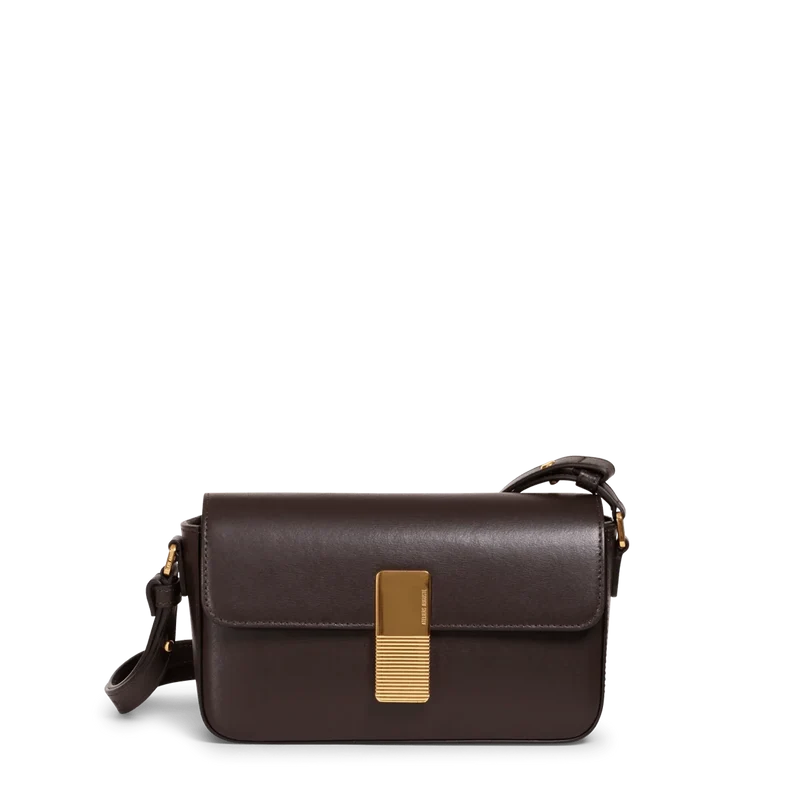 Monceau Baguette - Cuir Box Chocolat