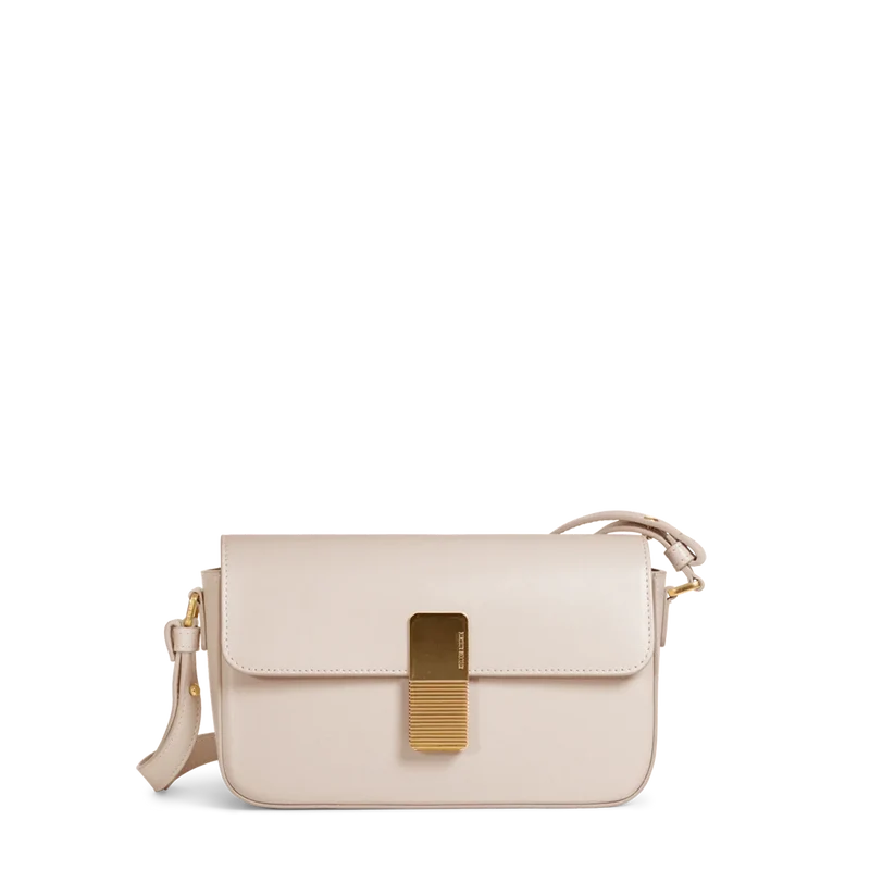 Monceau Baguette - Cuir Box Blanc Cassé