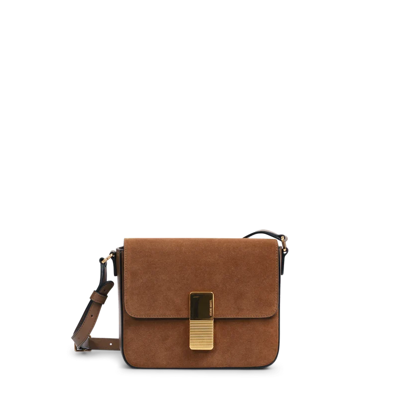 Mini Monceau - Cuir Velours Camel