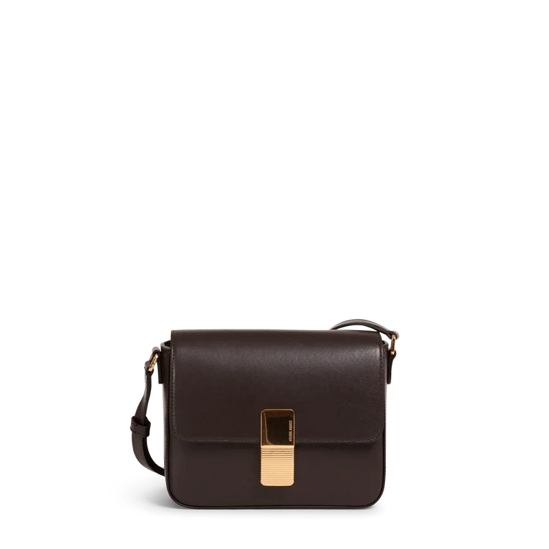 Mini Monceau - Cuir Box Chocolat