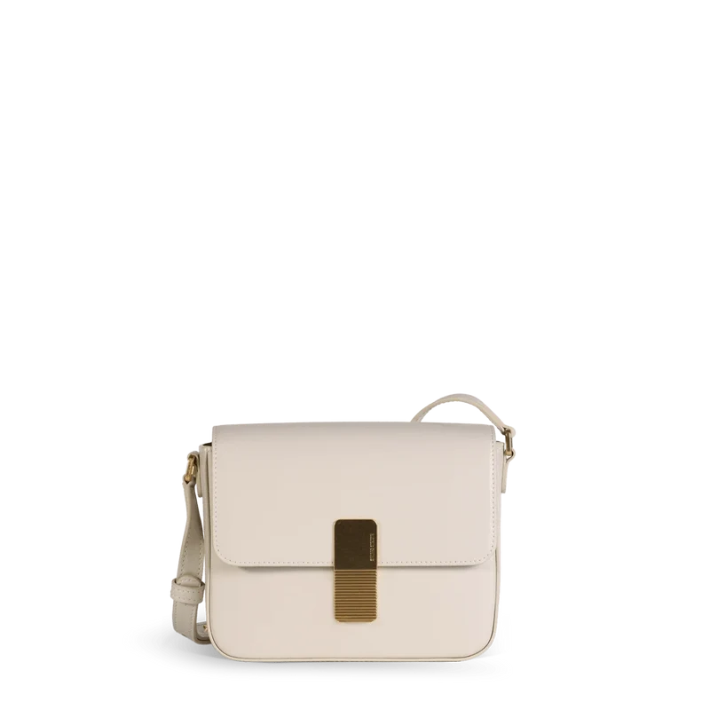 Mini Monceau - Cuir Box Blanc Cassé