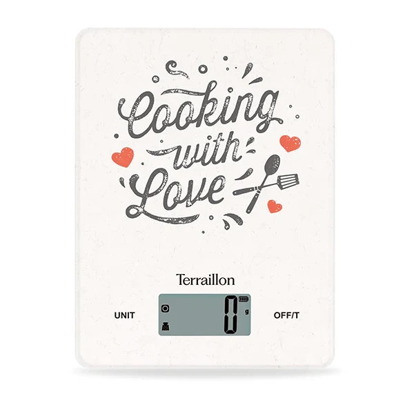 Balance de cuisine rechargeable 3 kg LCD Terraillon