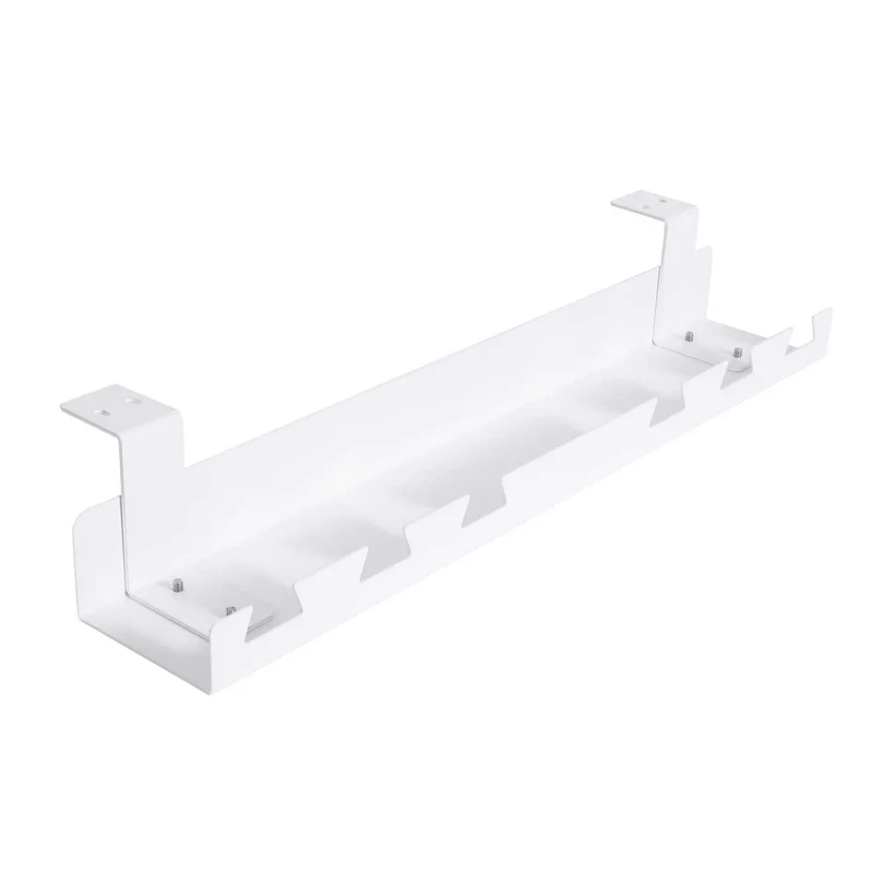 Goulotte horizontale passe-câble pour bureau