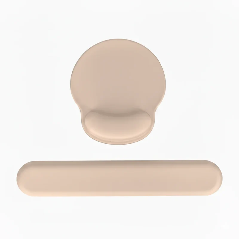 Tapis de souris ergonomique et coussin clavier 2-en-1