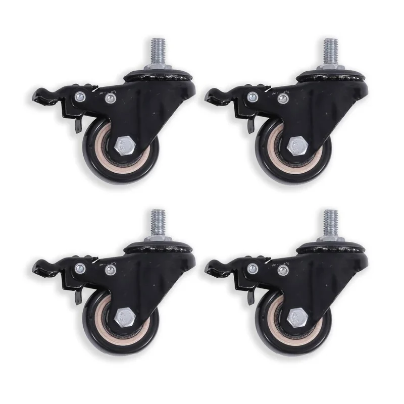 ROUES en acier pour Bureau Assis Debout KQUEO (x4)