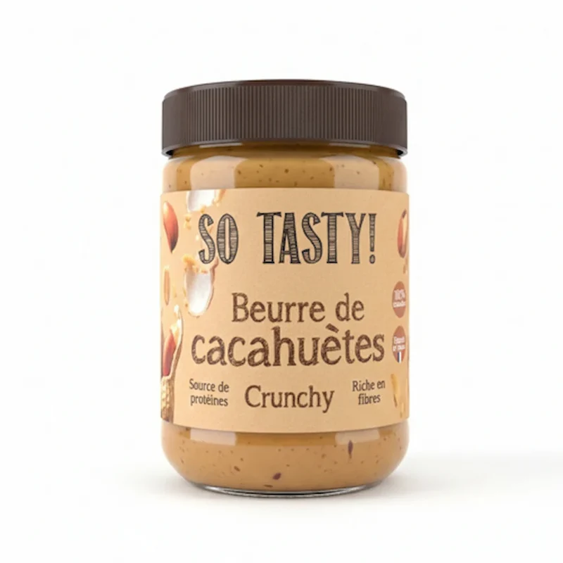 Beurre de cacahuètes crunchy