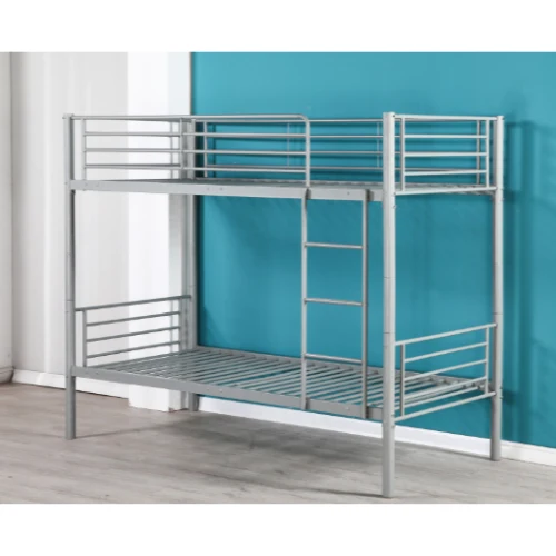LIT SUPERPOSE SEPARABLE EN METAL LUNA GRIS 90x190 + 90x190cm EURODESIGN LUNA 1+1 G