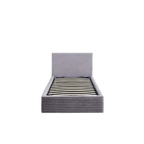 LIT COFFRE MAIA COTELE GRIS 90x190cm EURODESIGN L91CT-G90