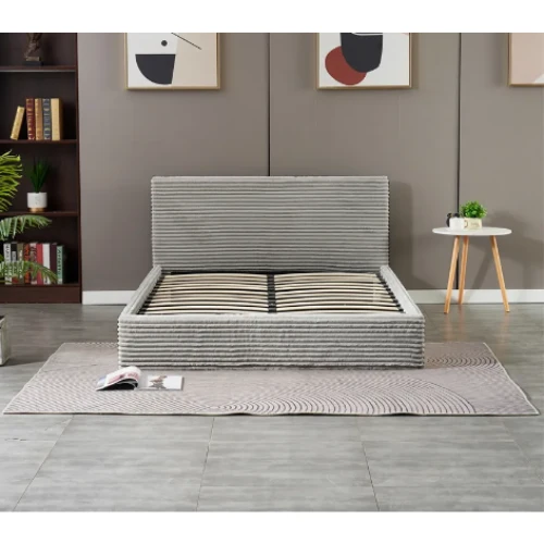LIT COFFRE MAIA COTELE GRIS 140x190cm EURODESIGN L91CT-G140
