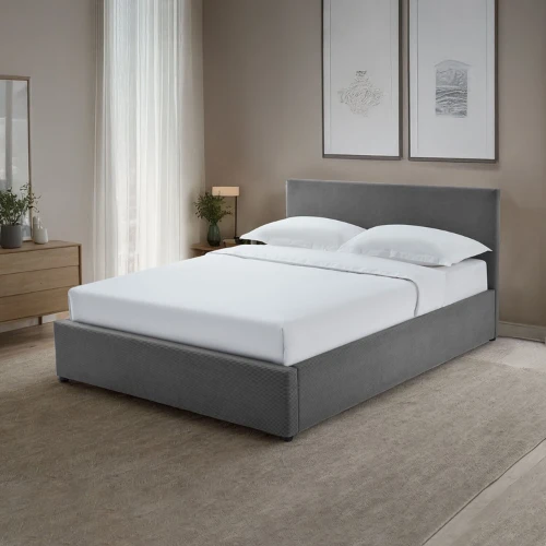 LIT COFFRE VENUS COTELE GRIS 160x200CM EURODESIGN VENUSGRIS160