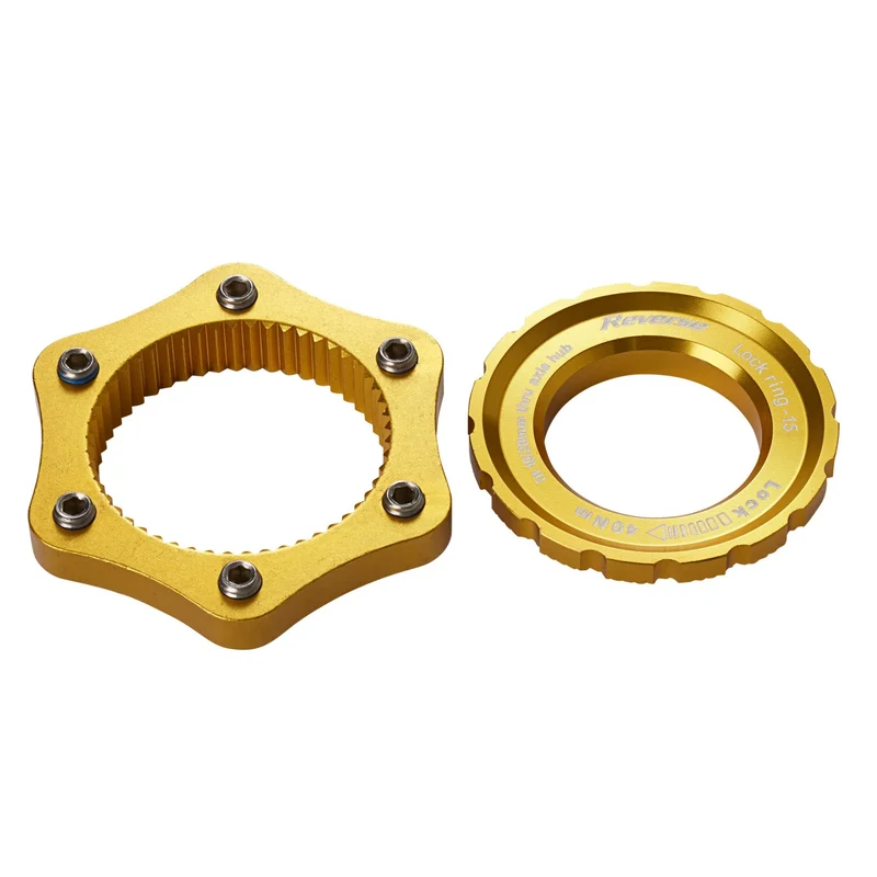 Adaptateur Centerlock > 6 Trous REVERSE COMPONENTS Or