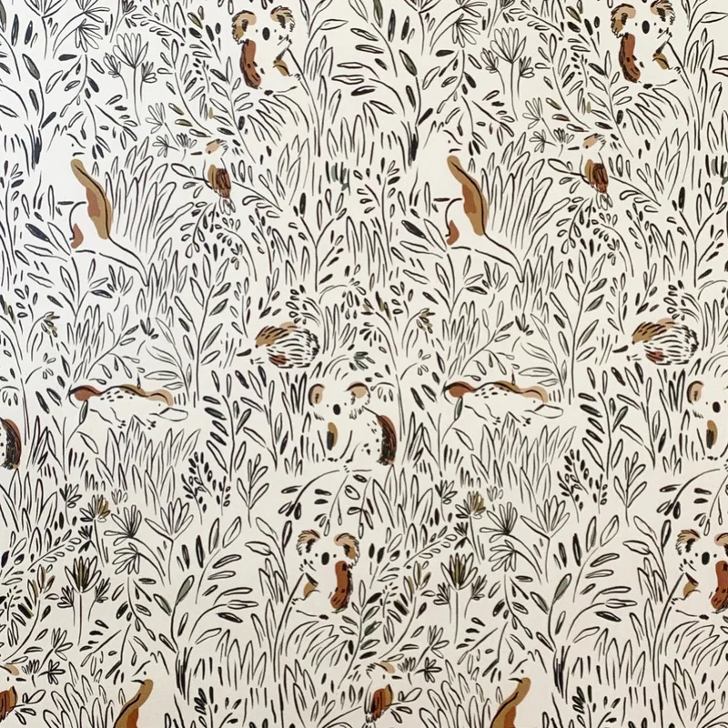 Echantillon - papier peint "Cousinade"