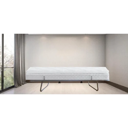 LIT CIGOGNE GRIS 90 x 190 CM EURODESIGN 739G90