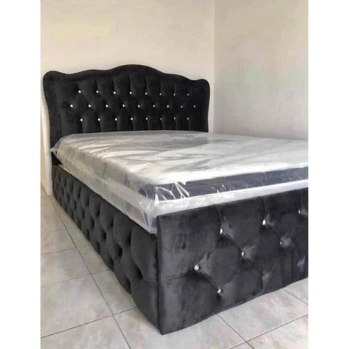 CADRE DE LIT TREND NOIR 160 EURODESIGN TRENDN160