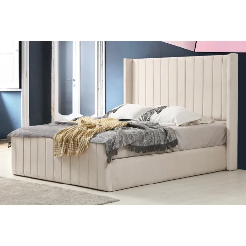 CADRE DE LIT TOKYO BEIGE 90x190 cm EURODESIGN TOKYOBE90