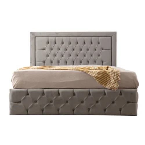 CADRE DE LIT ROMA GRIS 140 EURODESIGN ROMAG140