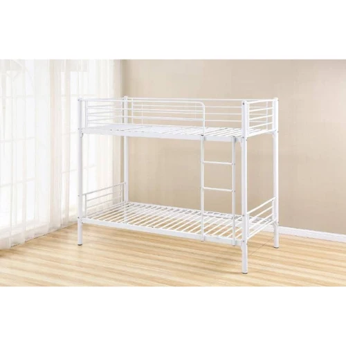 LIT SUPERPOSE METAL 1+1 SEPARABLE BLANC 90x190 cm + 90x190 cm EURODESIGN LUNA 1+1B BLANC