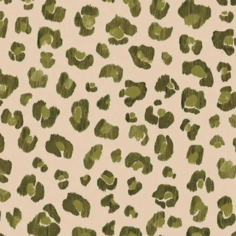 Echantillon - papier peint "Graou - Kaki"