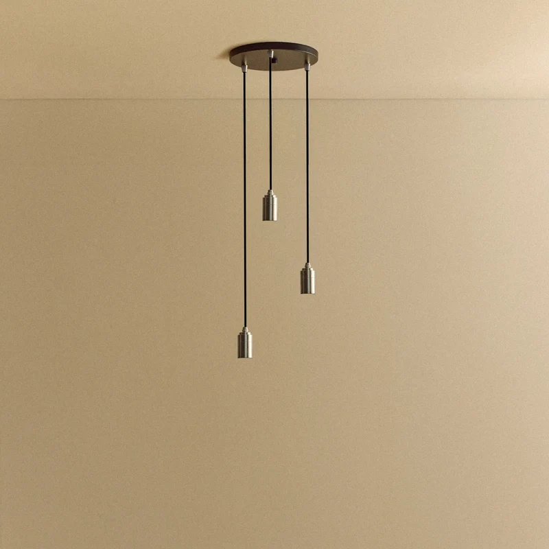 Triple Pendant in Stainless Steel
