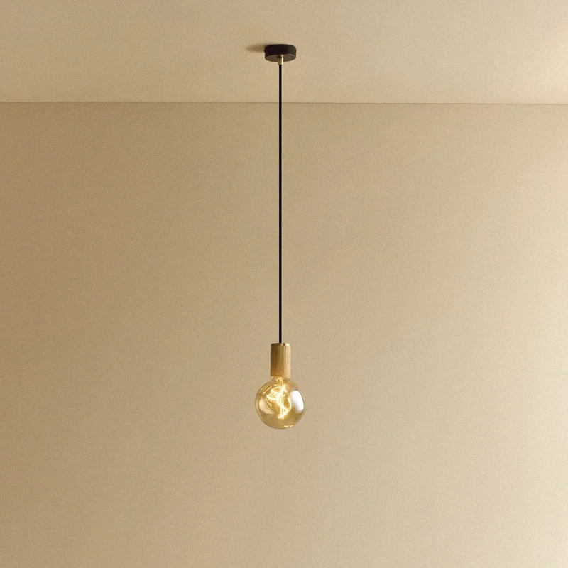 Voronoi I Pendant Light in Oak