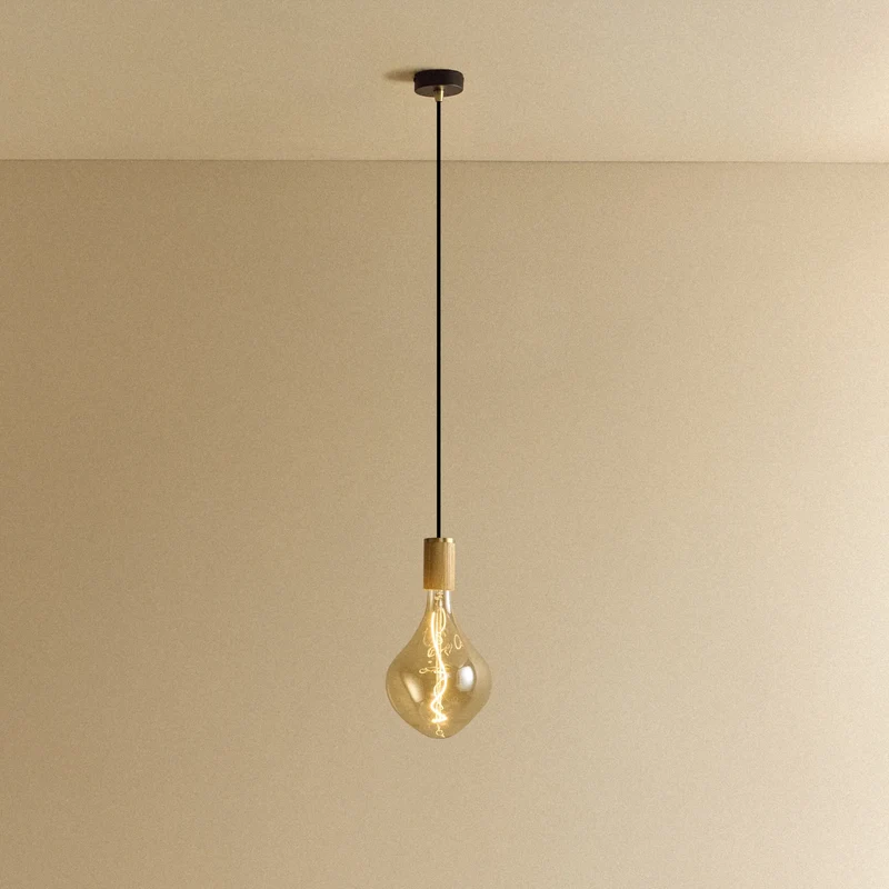 Voronoi II Pendant Light in Oak