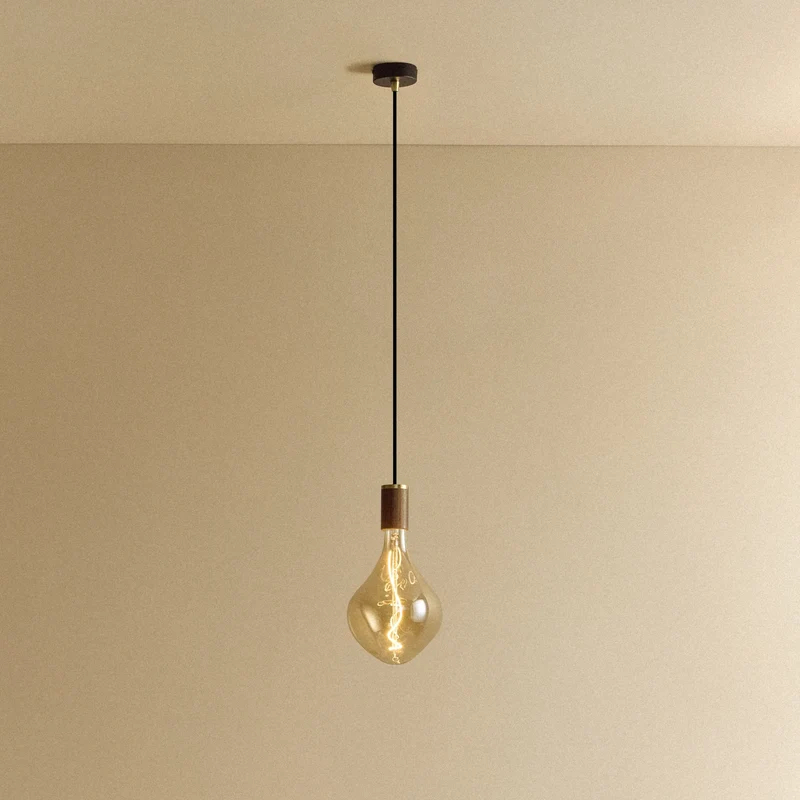 Voronoi II Pendant Light in Walnut