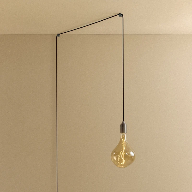Voronoi II Plug-In Pendant in Graphite