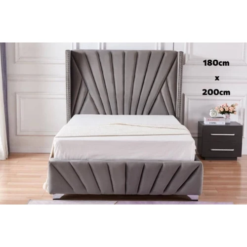 LIT BONIFACIO GRIS 180x200 cm EURODESIGN 726G180
