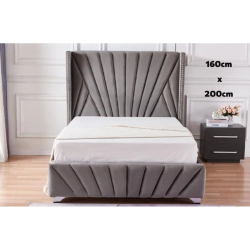 LIT BONIFACIO GRIS 160x200 cm EURODESIGN 726G160
