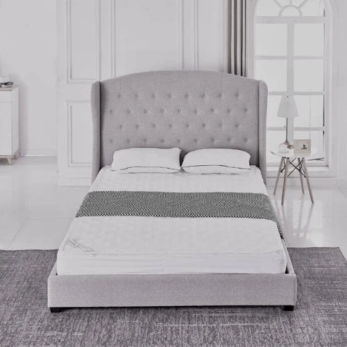 LIT BERGERAC GRIS 140x190 cm EURODESIGN 1102G140