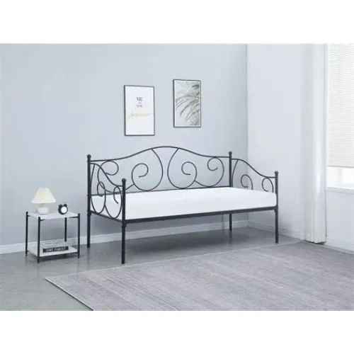 BANQUETTE LIT EN METAL NOIR EURODESIGN BF115N