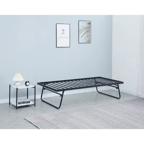 LIT GIGOGNE EN METAL NOIR