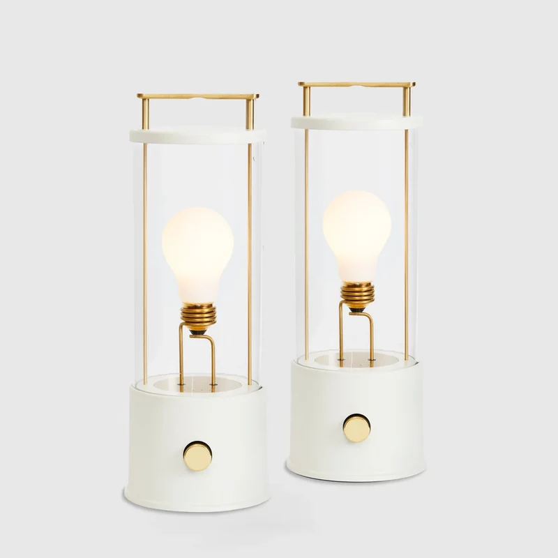 The Muse 1.0 Portable Lamp in Candlenut White - Set of 2