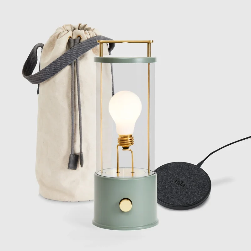 The Muse 1.0 Portable Lamp in Pleasure Garden Green Bundle