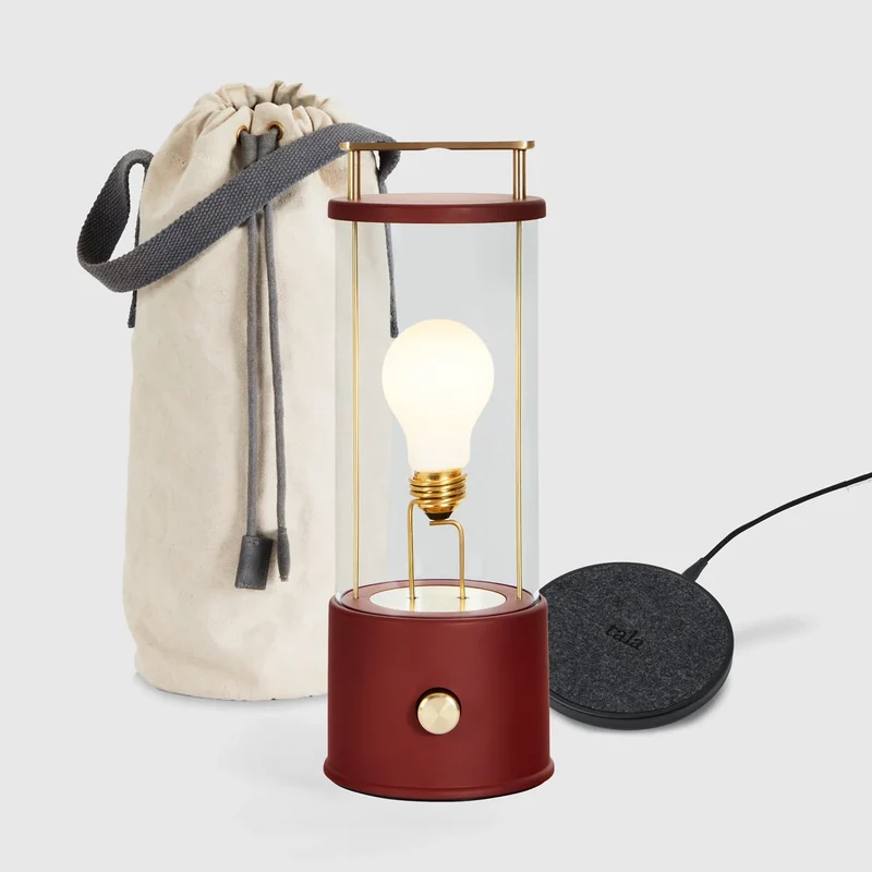 The Muse 1.0 Portable Lamp in Pomona Red Bundle