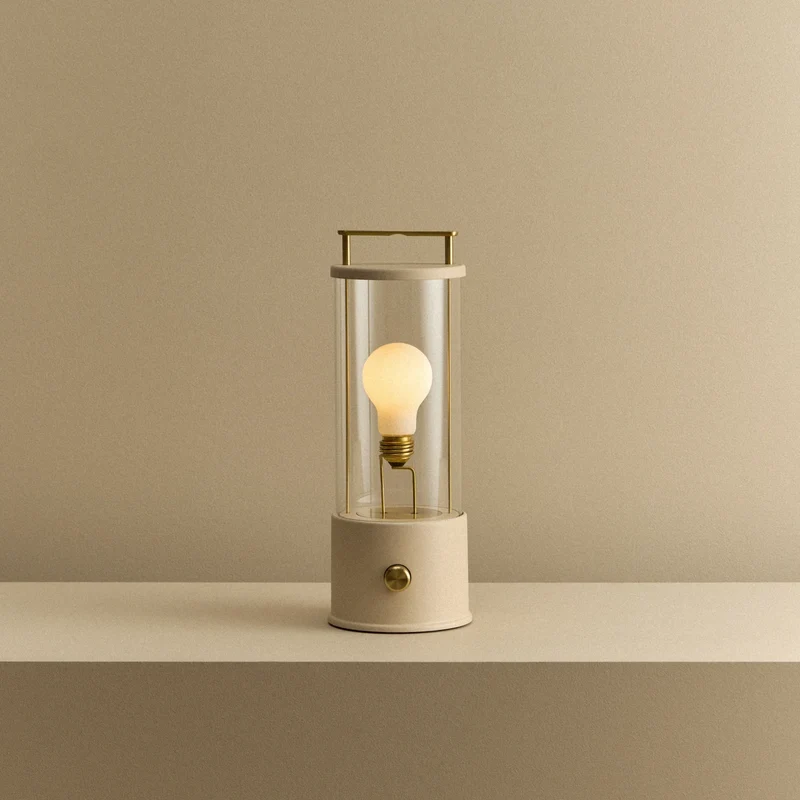 The Muse 1.0 Portable Lamp in Setting Plaster Pink