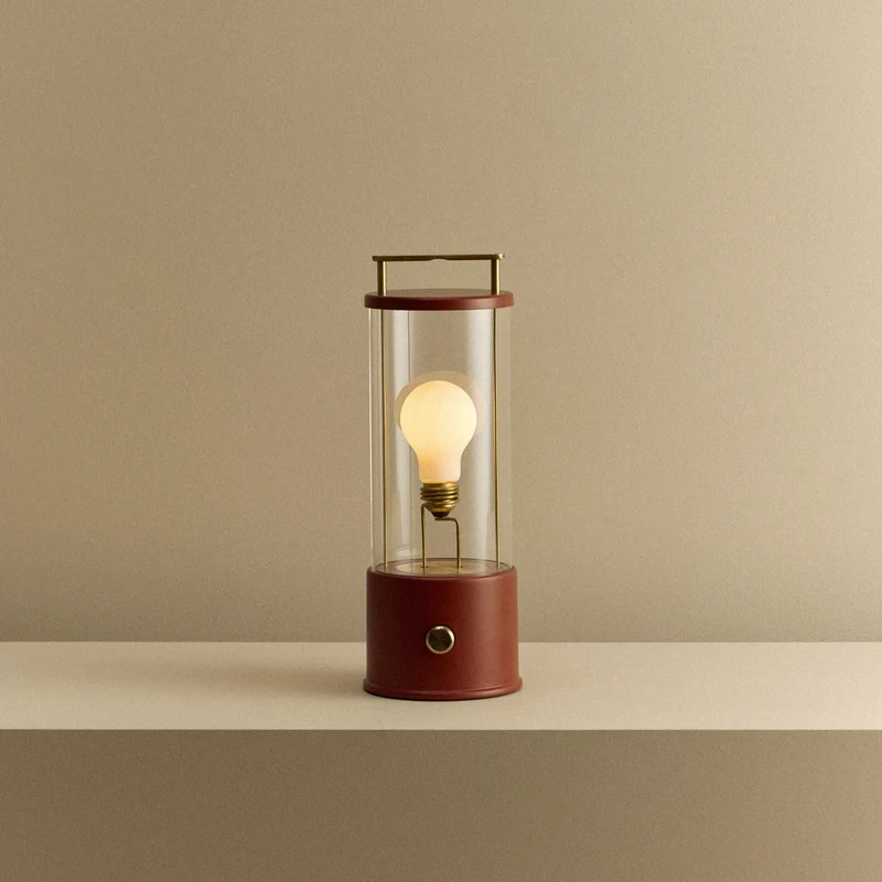 The Muse 2.0 Portable Lamp in Pomona Red