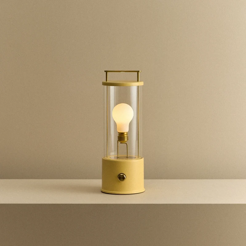 The Muse 2.0 Portable Lamp in Posset Yellow