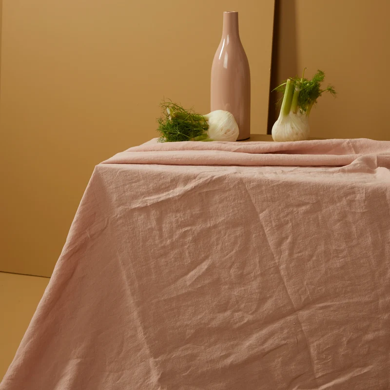 Nappe " à taaable ! " - Rose poudré
