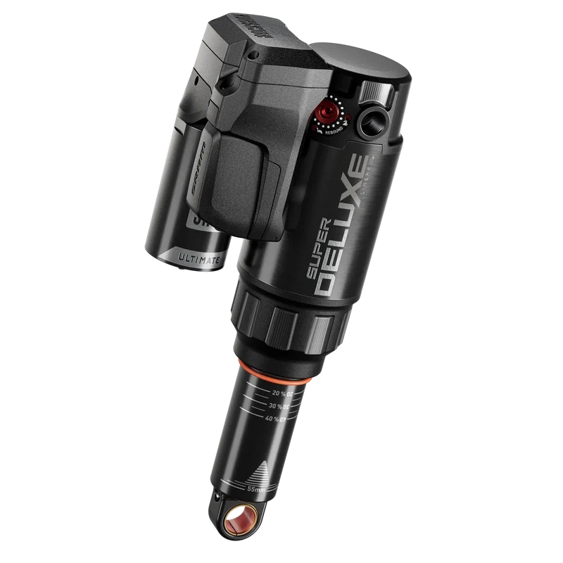 Amortisseur ROCKSHOX SUPER DELUXE ULTIMATE FLIGHT ATTENDANT RC3 HBO LINEAR XL D1 Trunnion pour Trek Fuel EX 2023+