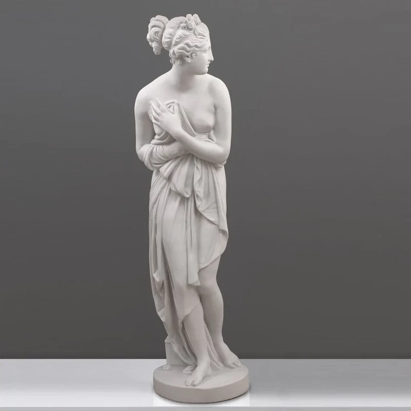 Statue Vénus Italica (Antonio Canova) - grande sculpture en marbre blanc