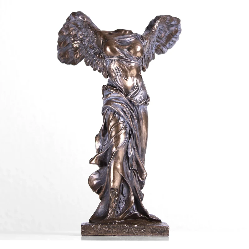 Statue Victoire de Samothrace (Bronze coulé à froid)