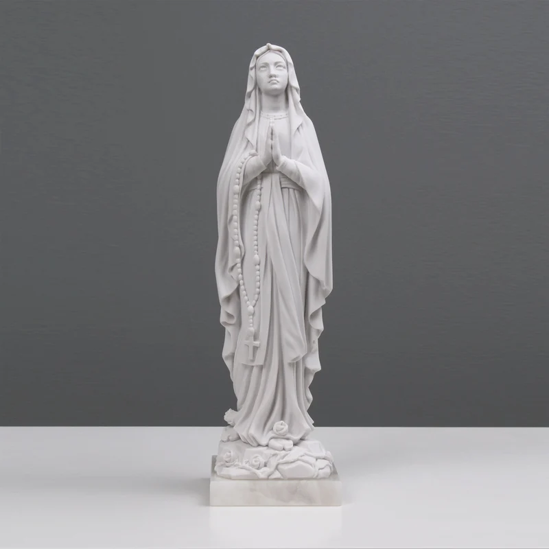 Statue Vierge Marie - sculpture en marbre