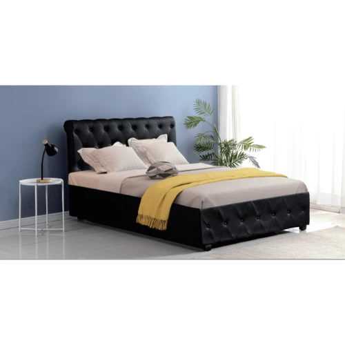 Lit double cocto noir 160x200 Eurodesign 715N160