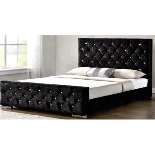 Lit double prestige noir 140x190 Eurodesign 718N140