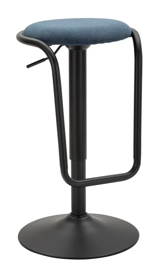 Tabouret de bar réglable bleu marine avec élévateur – Destiny Modern Design