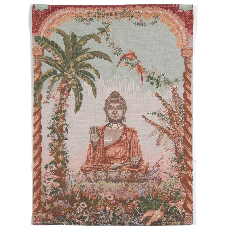 Tapisserie Gobelin Bouddha (Tissage Jacquard)