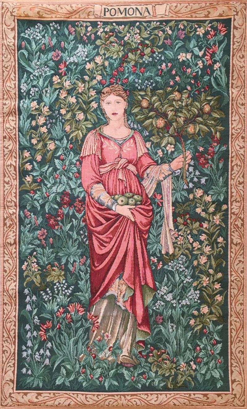 Tapisserie Gobelin Pomona - La déesse de l'abondance (Tissage Jacquard)