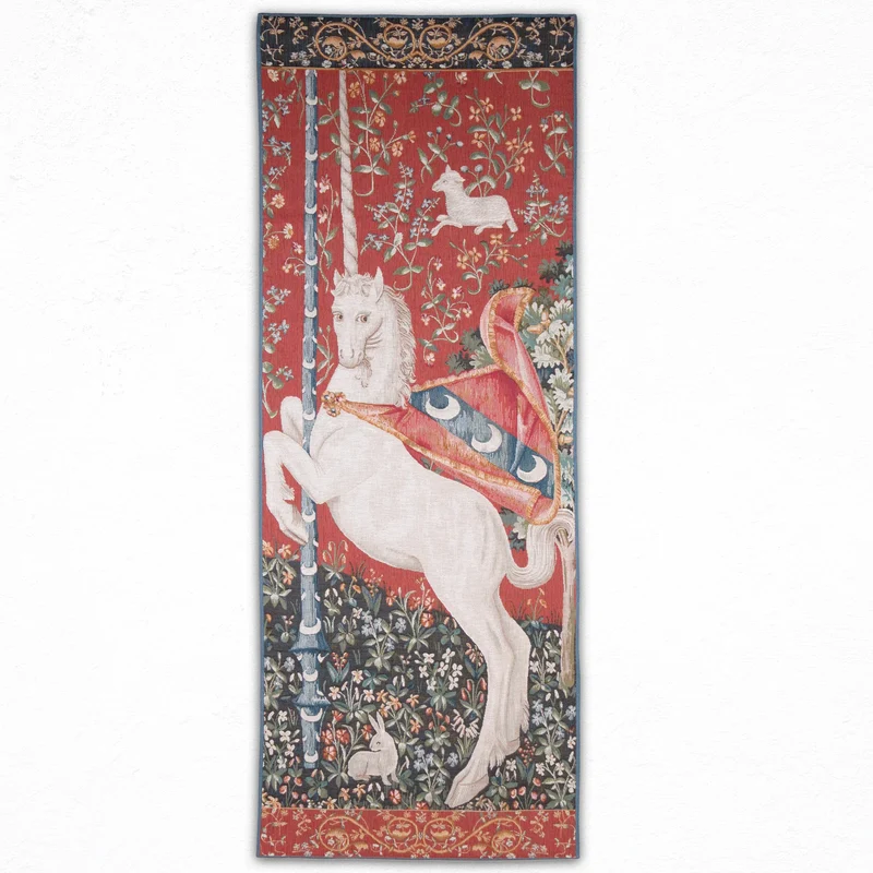 Tapisserie Gobelin Portière Licorne (Tissage Jacquard)